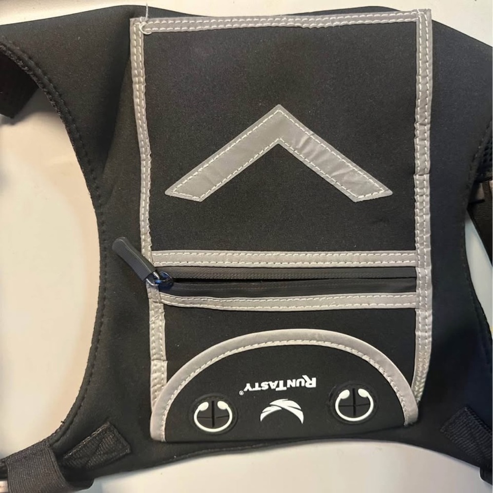 Black and Gray Running Vest